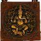 Handcrafted Brass Box with Lord Ganesha Design 4 inches