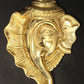 Brass Wall Hanging Ganesha Mask 9 inches