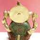 Statue of Lord Ganesha made of brass 8 inches