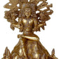 Lord Dakshinamurti Shiva Brass Sculpture | Handcrafted Statue 11 Inches