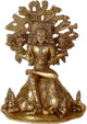 Lord Dakshinamurti Shiva Brass Sculpture | Handcrafted Statue 11 Inches