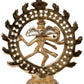 Dancing Shiva Nataraja Idol | Gold-Plated Brass Statue 6 Inches