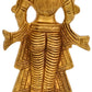 Small Natural Brass Statue of Radha Ji | 5 inches