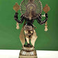 Handmade Black with natural Brass Statue of Fluting Krishna in His Glorious Avatar 24 Inches