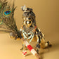 Exquisite Brass Statue of Laddu Gopal 16 CM