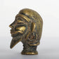 Small Brass Statue of Shiva's Head 2 inches