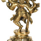 Brass sculpture of dancing Ganesha 9 inches