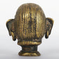 Small Brass Statue of Shiva's Head 2 inches