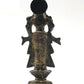 Small Antique Black Brass Statue of Radha Ji | 5 inches