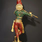 Brass Statue of Bhagawan Shri Krishna Playing the Flute with Inlay Work 23 Inches