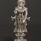 Small Silver Brass Statue of Radha Ji | 5 inches