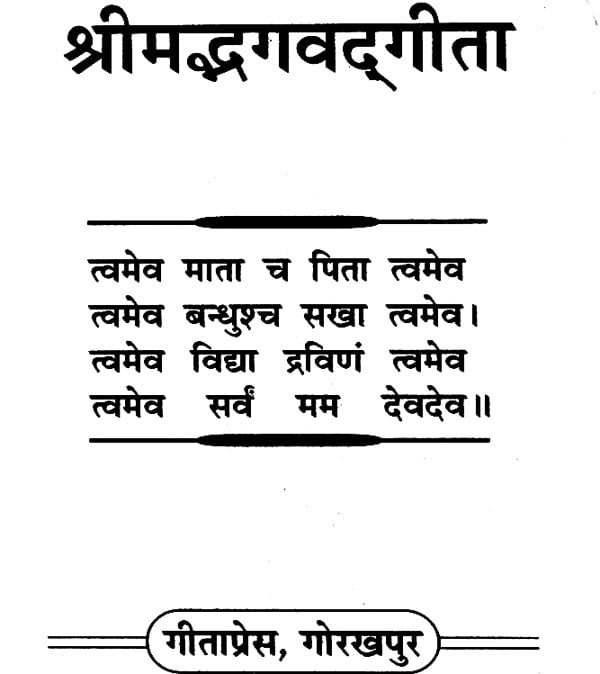 श्रीमद्भगवद्गीता - Srimad Bhagavad Gita (Pocket Size) Craft Detail