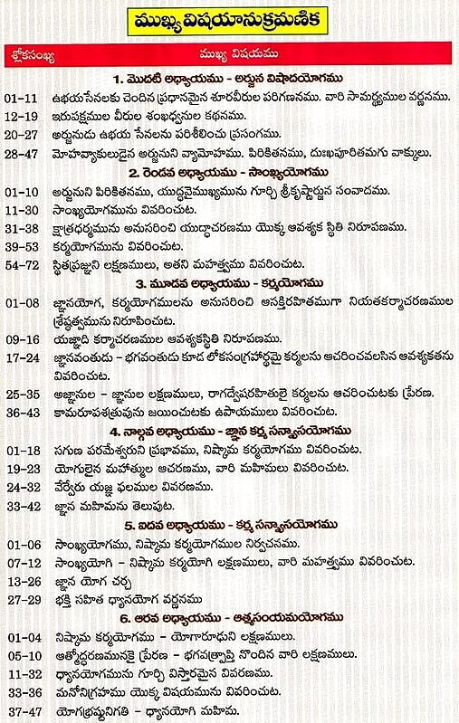 శ్రీమద్భగవద్గీత సచిత్ర - శ్లోక తాత్పర్య సహితము- Srimad Bhagavad Gita Illustrated, With Verses (Telugu)