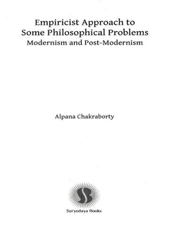 Book title page: Empiricist Approach to Some Philosophical Problems, Alapana Chakraborty, Sur yodaya Books