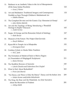 Contents continuation with numbered entries and authors; page numbers on right