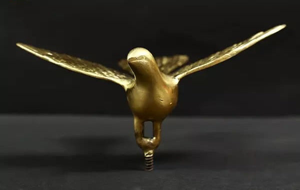 Brass Eagle Figurine Wall Decor (Height : 4 Inches)