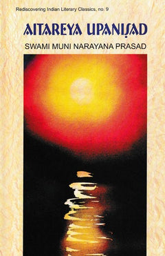 Aitareya Upaniṣad book cover with title and Swami Muni Narayana Prasad name