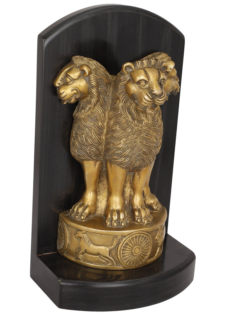 Brass Ashoka pillar Figurine (Height :9 Inches)