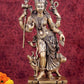 Brass Ardhanarishwara Idol Height: 19 Inch