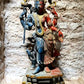 Brass Ardhanarishwara Statue Height: 19 Inch