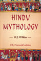 Hindu Mythology book cover with title and decorative religious figures at top and bottom