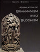Book cover: Brahmanism into Buddhism with seated Buddha stone relief figure