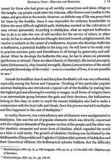 Book page text under “Historical Study: Hinayana and Mahayana”