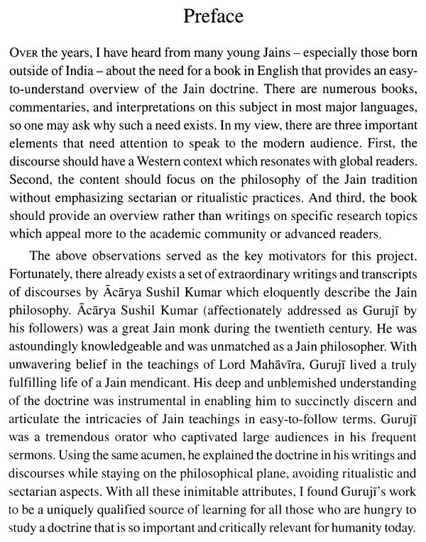 An Introduction to Jain Philosophy- Based on Writings and Discourses by Acarya Sushil Kumar Craft Detail
