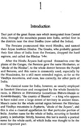 Introduction page from Fundamentals of Hinduism with dense paragraph text