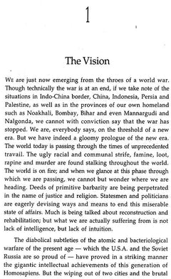 Page 1 titled 'The Vision' with opening paragraphs about the postwar world