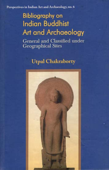 Bibliography on Indian Buddhist Art and Archaeology book cover with standing statue