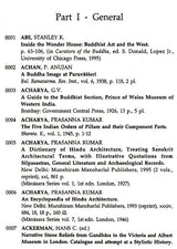 Bibliography entries page headed “Part I - General” with item listings