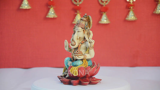 Resin Lord Ganesha Murti (Height : 7 inch)