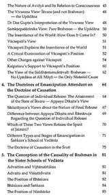 Contents page continuation with headings for chapters 3 and 4