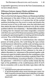 Text page discussing difference between Appaya Dikṣita and Rāmānuja