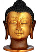 AONA Brass Large Size Buddha Head Idol