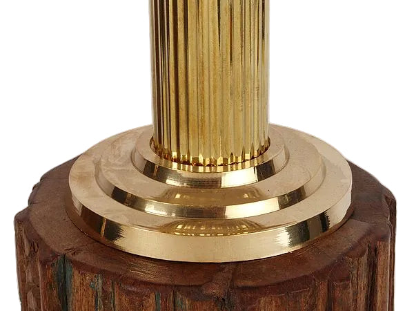 Brass Ashoka Stambh - National Emblem of India (Height: 13 Inches)