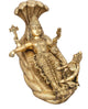 AONA Brass Vishnu Sheshshayi Form Religious Idol for Home & Temple Decor 