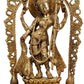 Handmade Brass Statue of Saraswati - Goddess of Art and Wisdom, 17 inches.