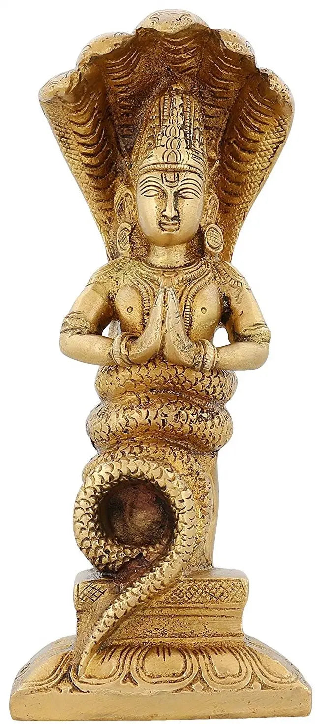 Brass Patanjali Idol (Height : 8 Inches)