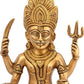 Brass Nakoda Idol (Deity Of The Jains) (Height: 8 inches)