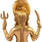 Brass Nakoda Idol (Deity Of The Jains) (Height: 8 inches)