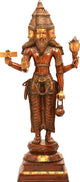 AONA Brass Large Size Lord Brahma Sculpture