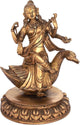 Goddess Saraswati Brass Idol | Handmade 13 inches