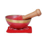 Brass Tibetan Buddhist Lotus Singing Bowl (Height: 4 cm)