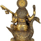 Brass Sculpture of Goddess Saraswati 24 inches