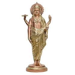 AONA Brass Dhanvantari The Physician of Gods Height 18 Inches