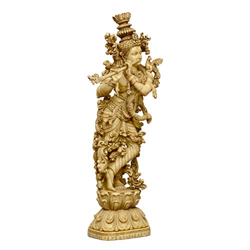 Resin Lord Krishna (Height 29 inches) Study Setting