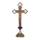 Brass Jesus Christ On Cross Statue Idol for Home Decor Showpiece | Height : 16 inches