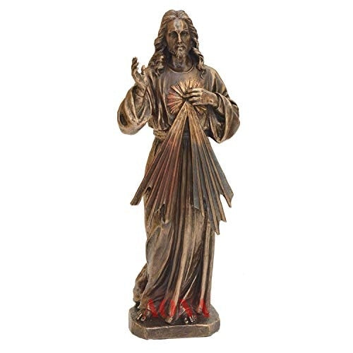 Polyresin Jesus Statuary (Height: 8.5 Inches) Entryway Setting